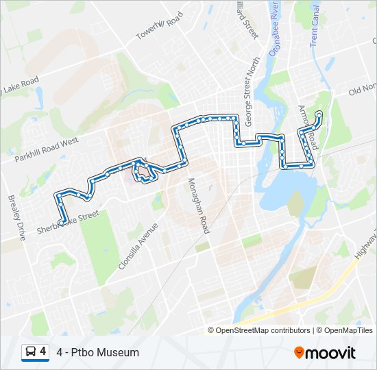 4 bus Line Map