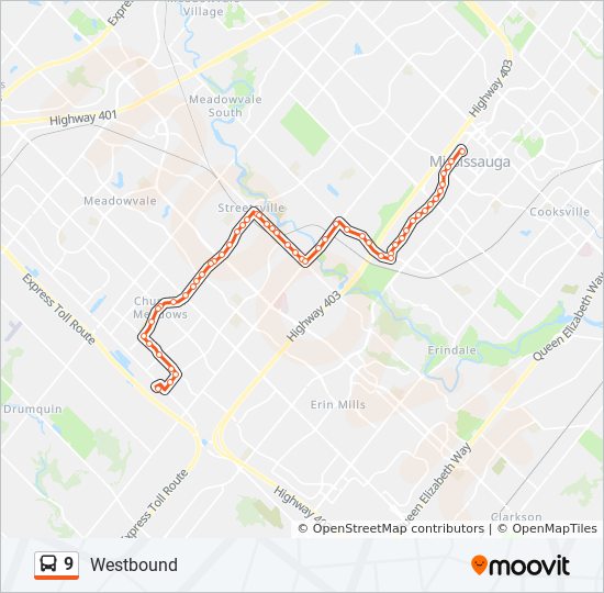 9 Route: Schedules, Stops & Maps - 9 W Rathburn-Thomas To Churchill ...