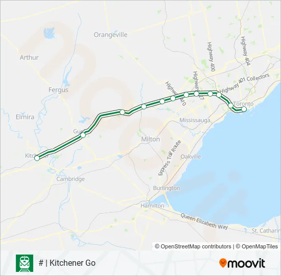 KI Train Line Map