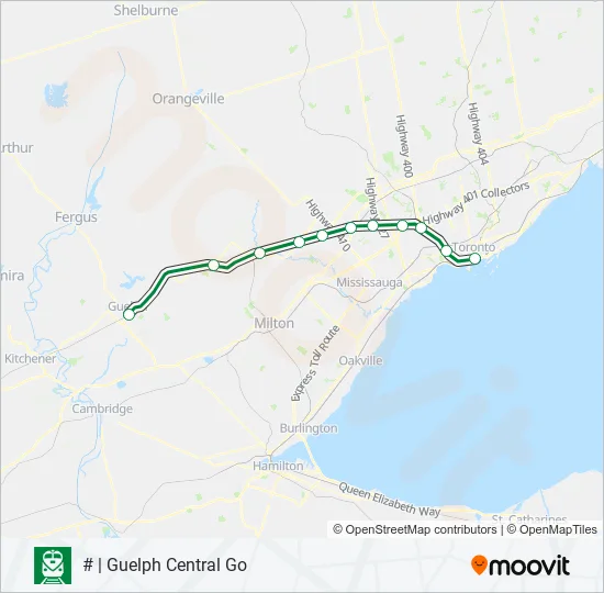 KI Train Line Map