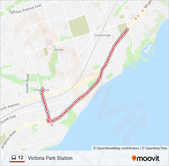 12 Bus Line Map