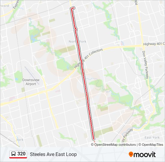 320 bus Line Map