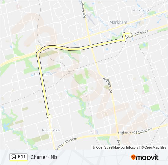 811 Bus Line Map