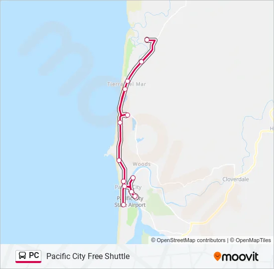 PC Bus Line Map