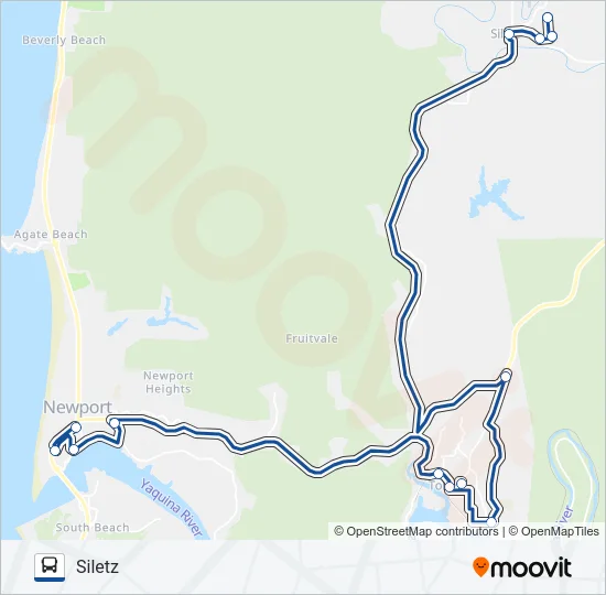 EAST COUNTY Bus Line Map