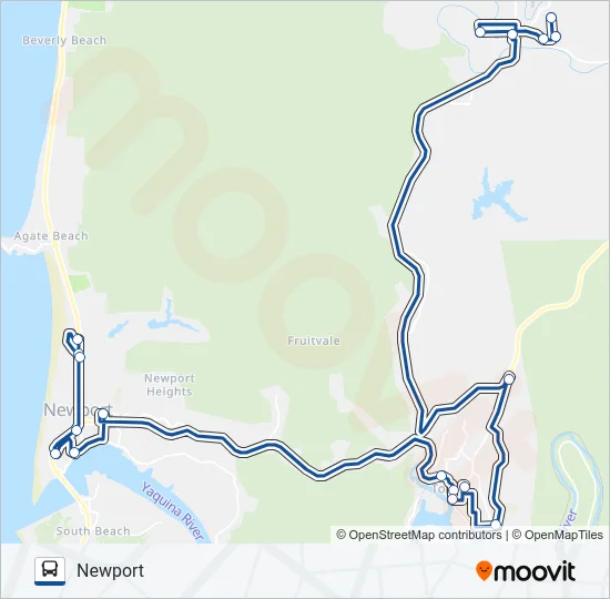 EAST COUNTY Bus Line Map