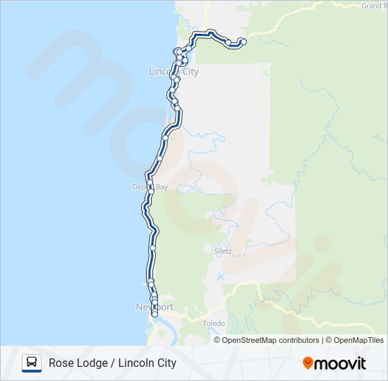 NORTH COUNTY Bus Line Map
