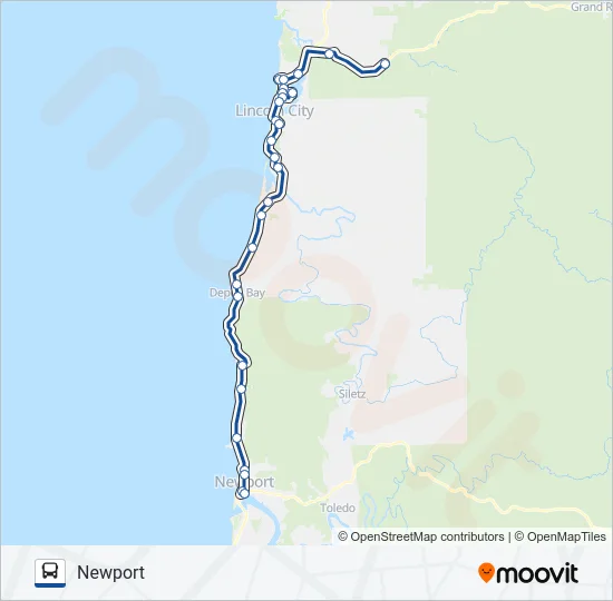 NORTH COUNTY Bus Line Map