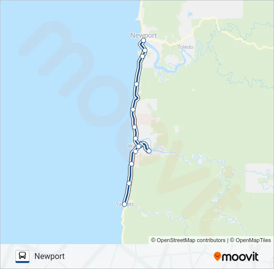 SOUTH COUNTY Bus Line Map