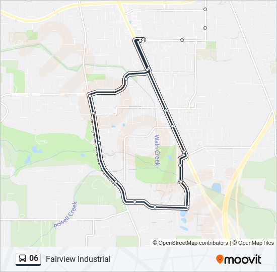 Mapa de 06 de autobús