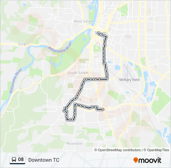 08 Bus Line Map