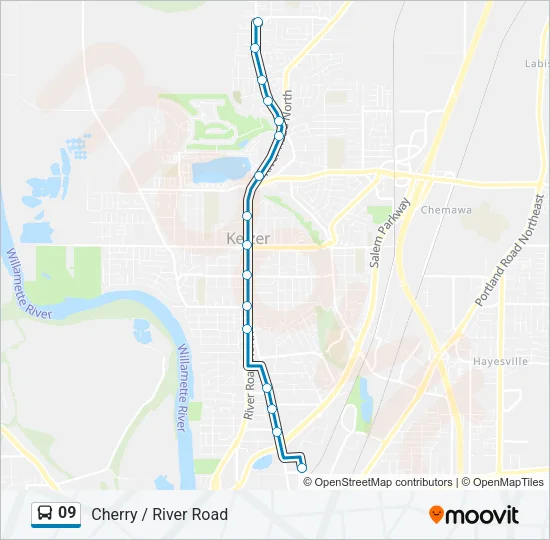 09 Bus Line Map