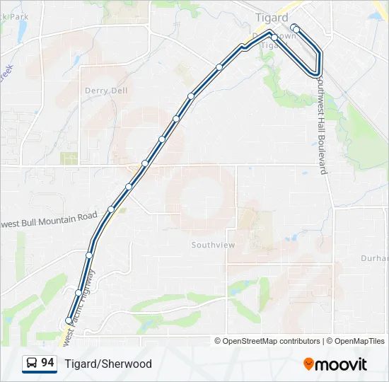 94 Bus Line Map