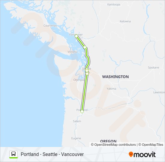FLIXBUS 2115 Bus Line Map