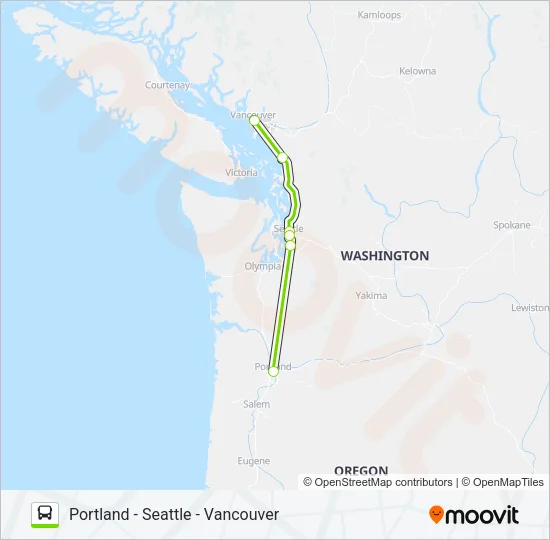 FLIXBUS 2115 Bus Line Map