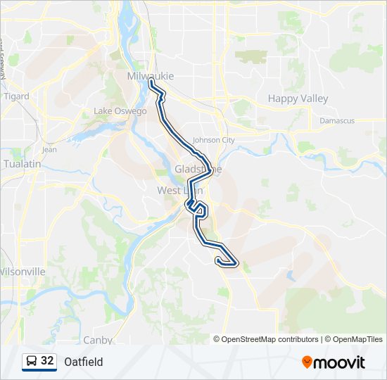 32 bus Line Map