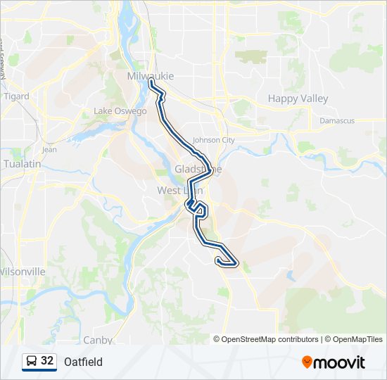 32 bus Line Map