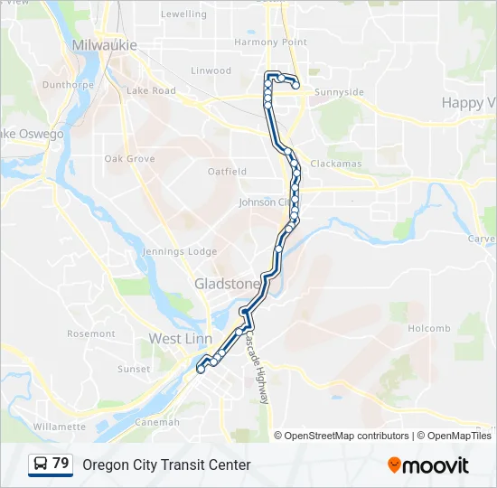 79 Bus Line Map