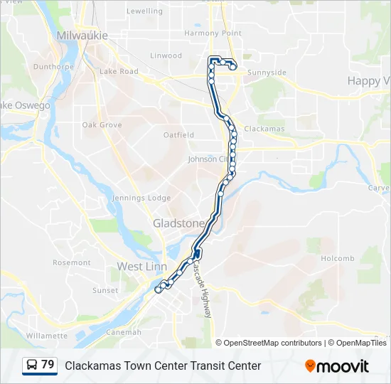 79 Bus Line Map