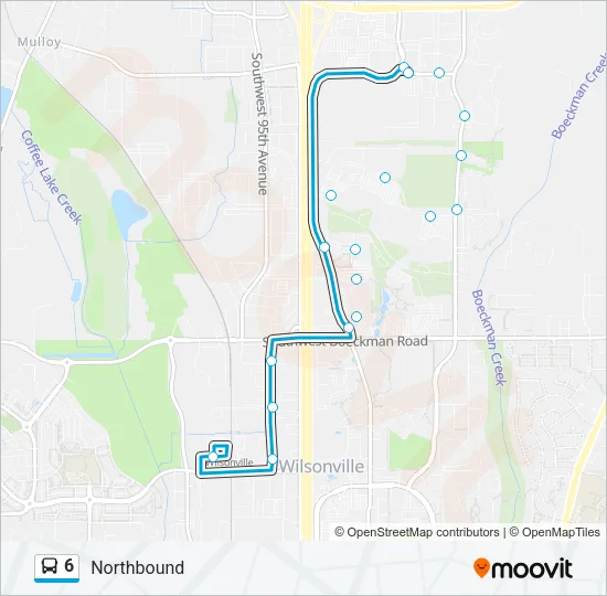 6 Bus Line Map