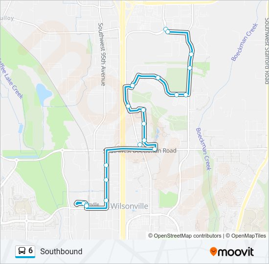 6 Bus Line Map