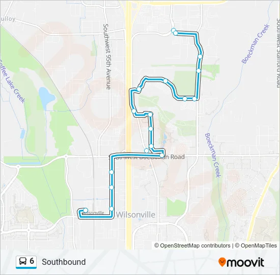 6 Bus Line Map