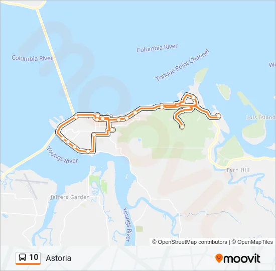 10 Bus Line Map
