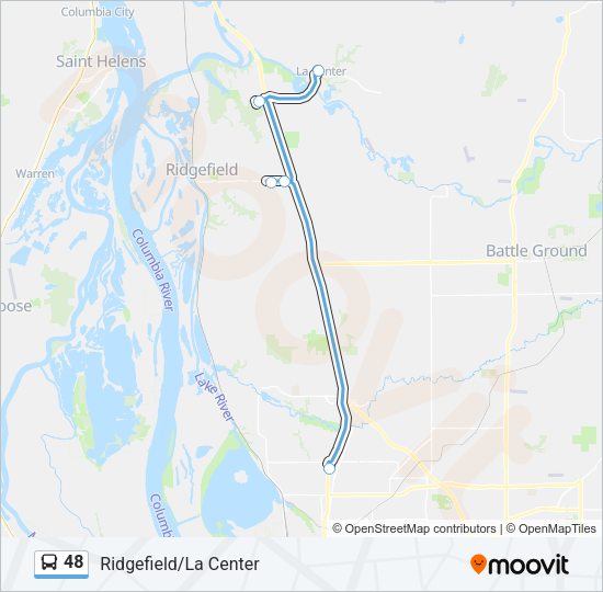 48 Bus Line Map