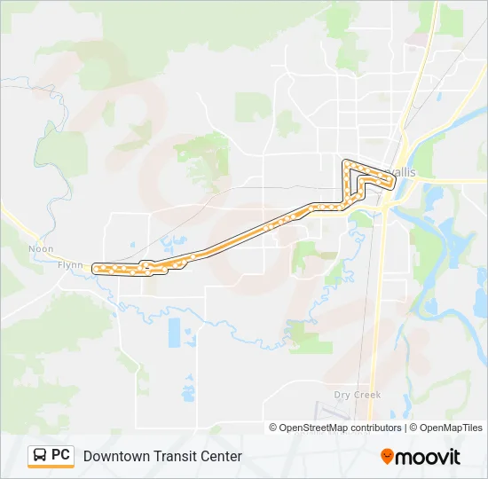 PC Bus Line Map