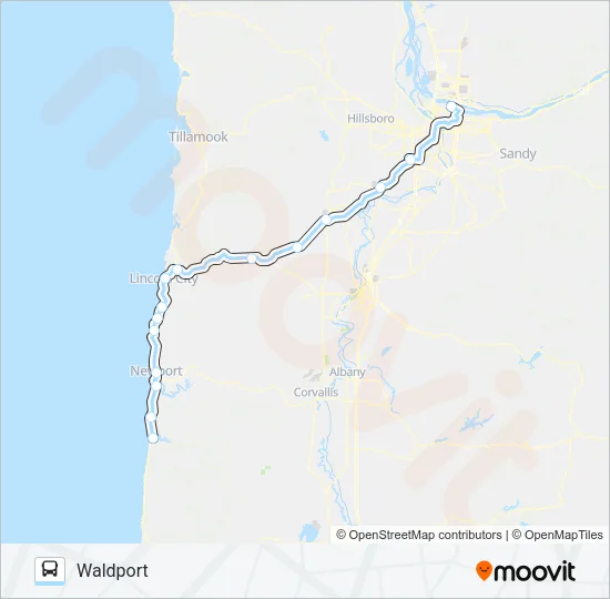 CARAVAN AIRPORT SHUTTLE Bus Line Map