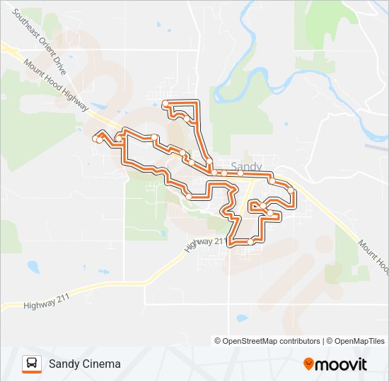 SAM SHOPPER SHUTTLE Bus Line Map