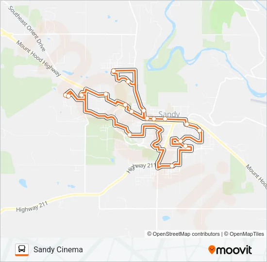 SAM SHOPPER SHUTTLE Bus Line Map