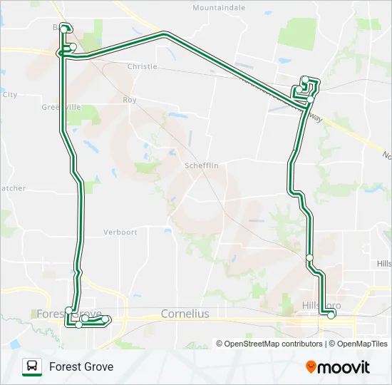 WESTLINK Bus Line Map