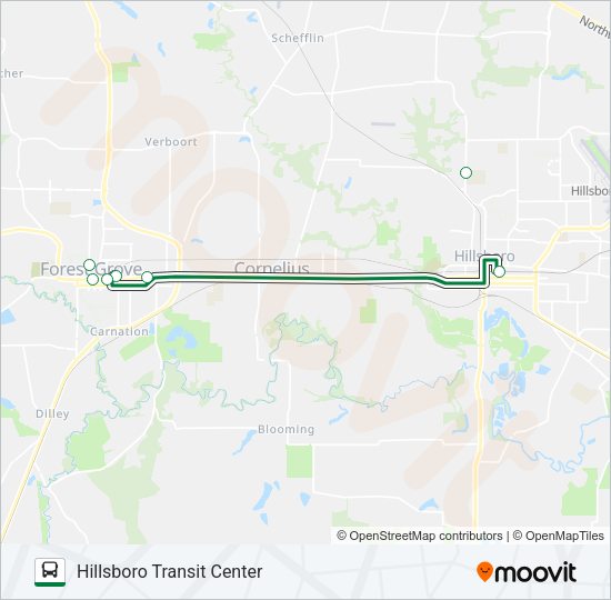 WESTLINK Bus Line Map