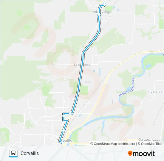 99 EXPRESS Bus Line Map
