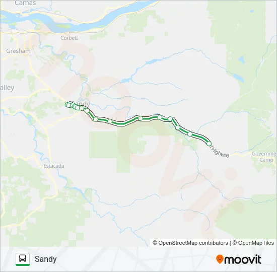 VILLAGES SHUTTLE Bus Line Map