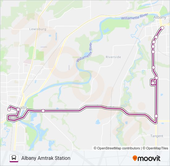 HEART-TO-HUB UNITER Bus Line Map