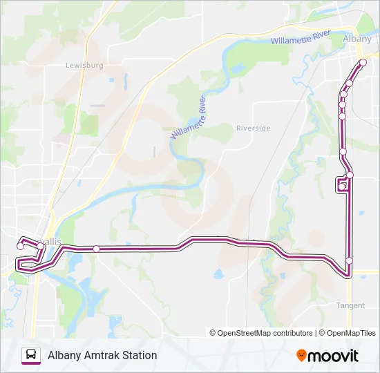 HEART-TO-HUB UNITER Bus Line Map