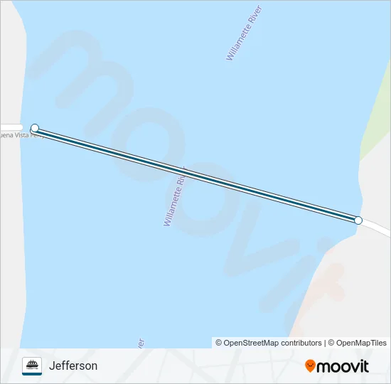 BUENA VISTA FERRY Ferry Line Map