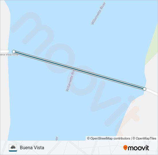 BUENA VISTA FERRY Ferry Line Map