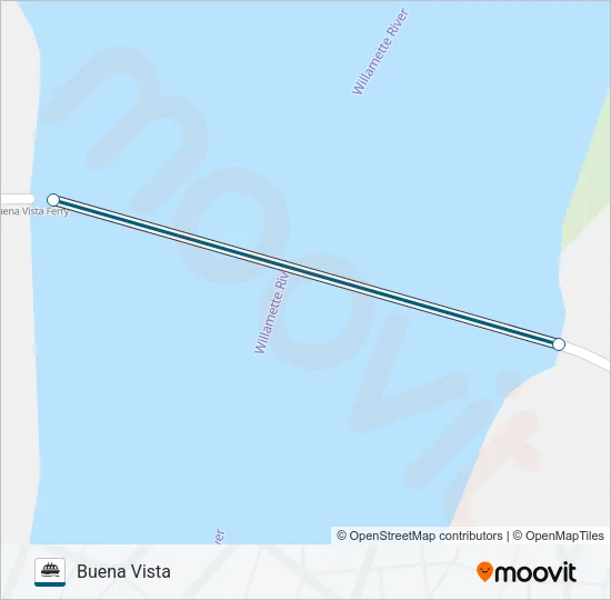 BUENA VISTA FERRY Ferry Line Map