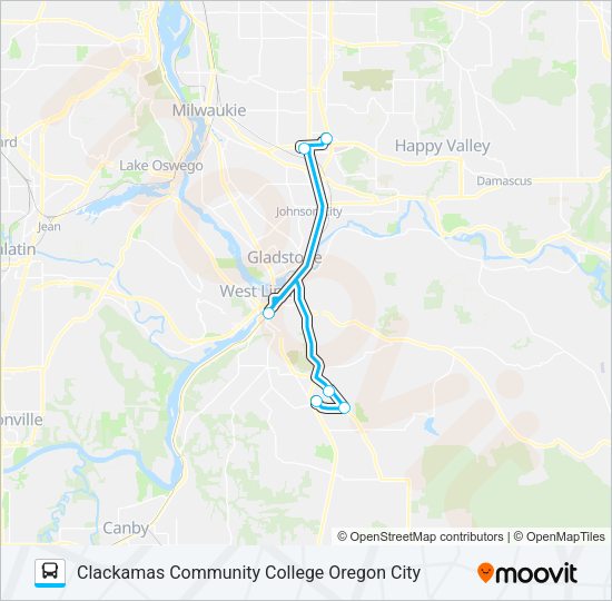 CCCXPRESS Bus Line Map