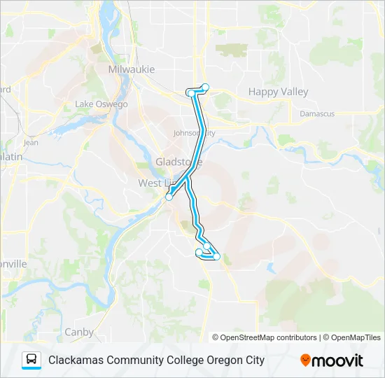 CCCXPRESS Bus Line Map