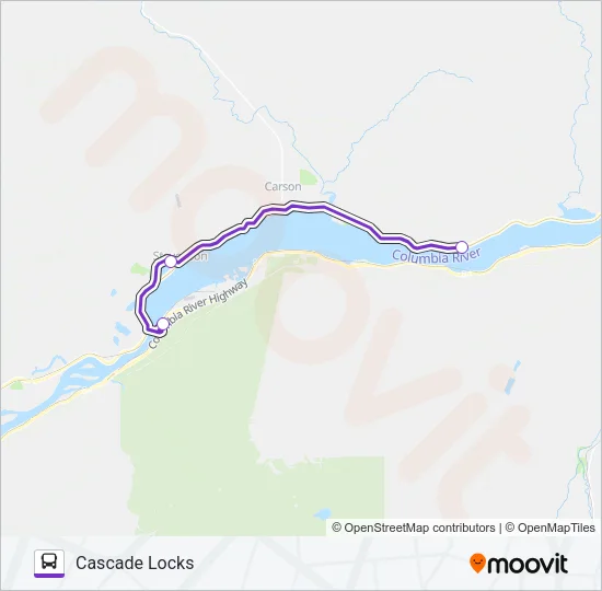 DOG MOUNTAIN SHUTTLE Bus Line Map