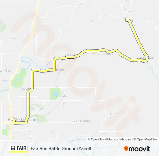 FAIR Bus Line Map