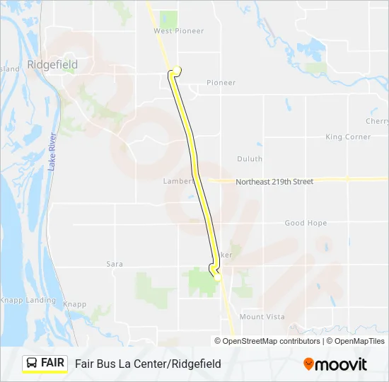 FAIR Bus Line Map