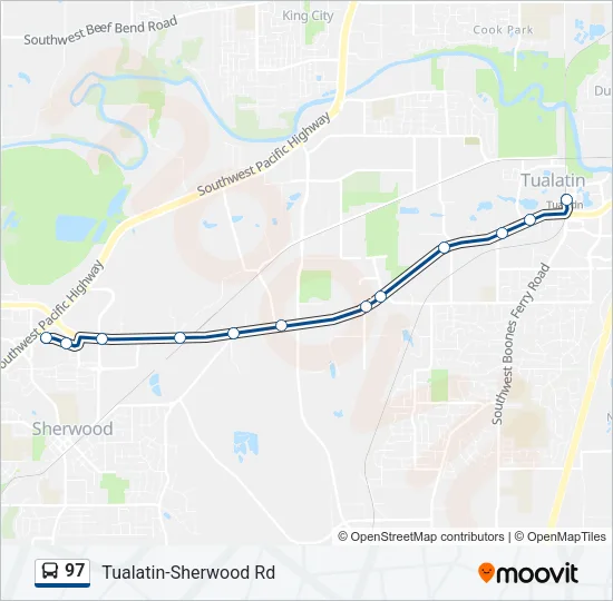 97 Bus Line Map
