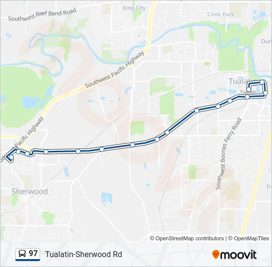 97 Bus Line Map