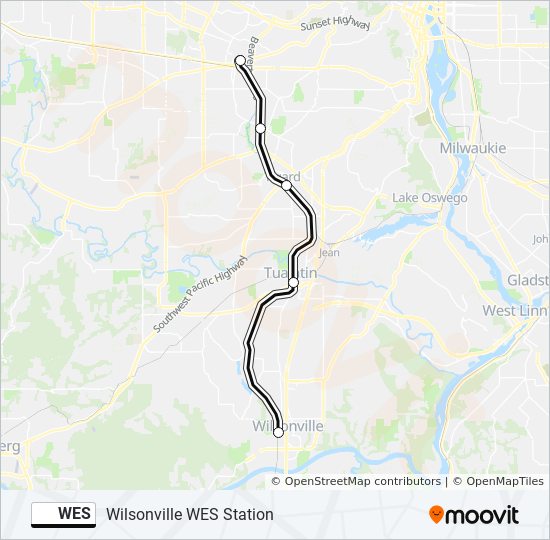 wes Route Schedules, Stops & Maps Wilsonville WES Station (Updated)