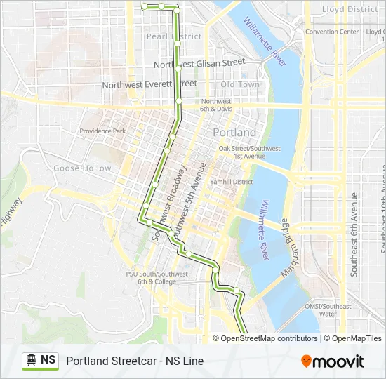 NS Streetcar Line Map